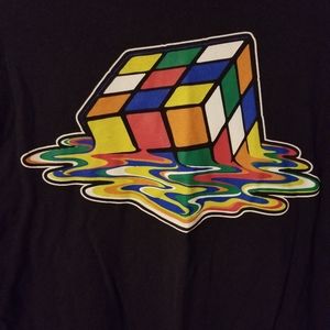 Melting Rubik's Cube Graphic Tee Ripple Junction L